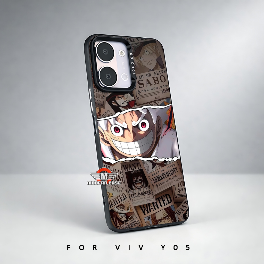 เคส IMD สําหรับ Vivo Y05 Premium Matte Hard Casing Motif 0ne P1ece - Softcase Hybrid IMD Plate Holog