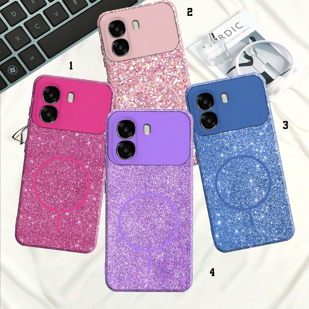 เคสสําหรับ INFINIX SMART 20 - SMART 10 SMART 10 PLUS HOT 60I HOT 60 PRO GLITTER MOTIF