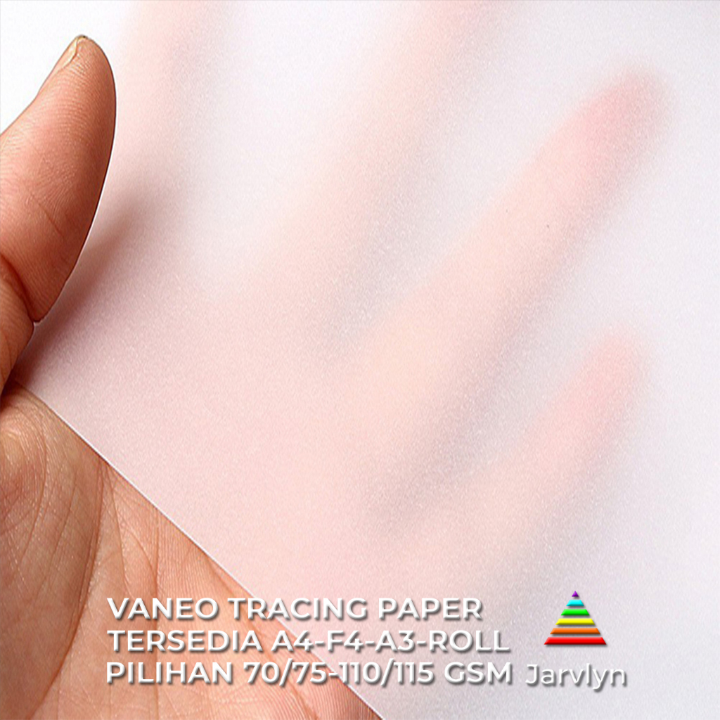 Vaneo Inkjet Tracing Paper A4 110/115 แกรม Tracing Paper แผ่น