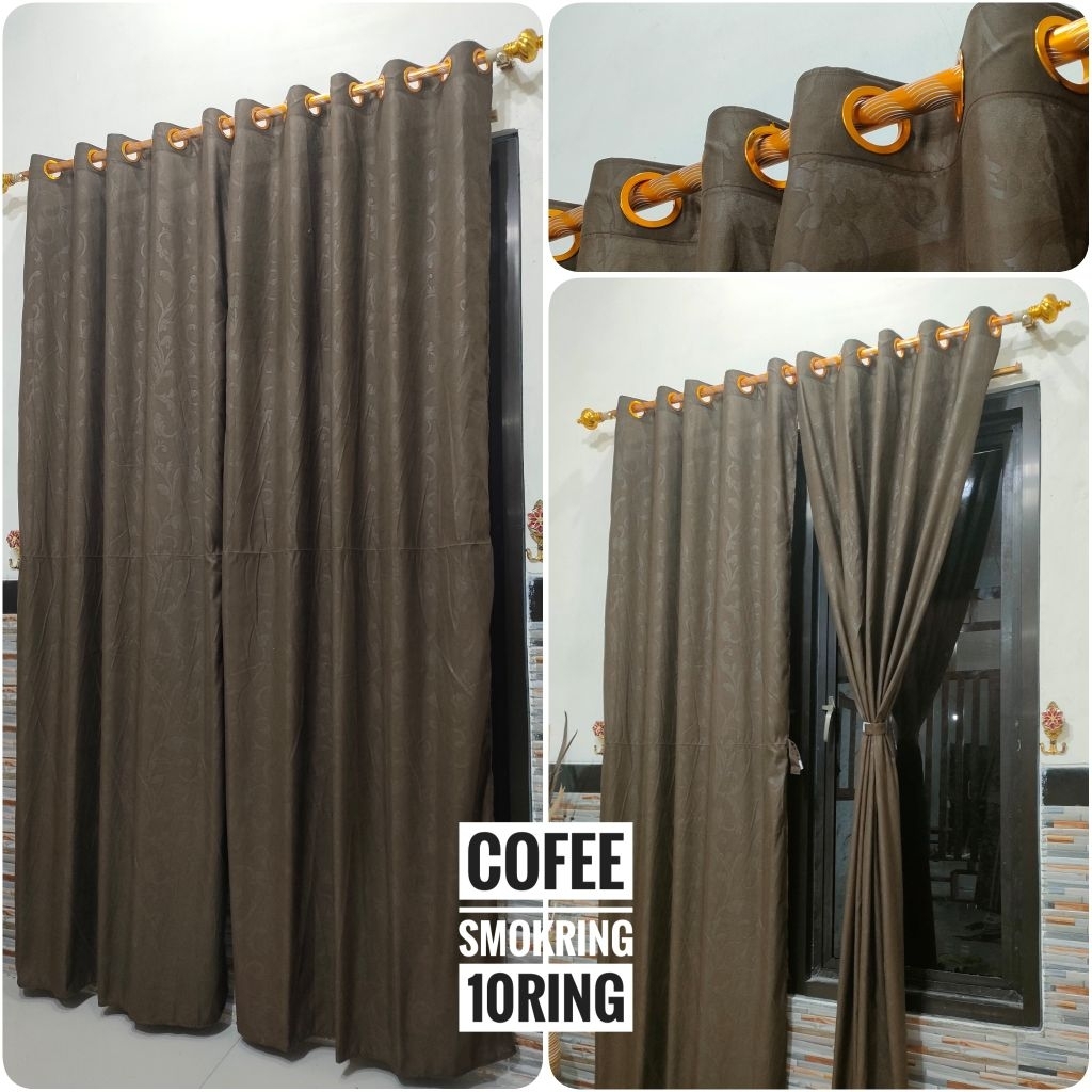 CURTAIN 10 RINGS 110*220