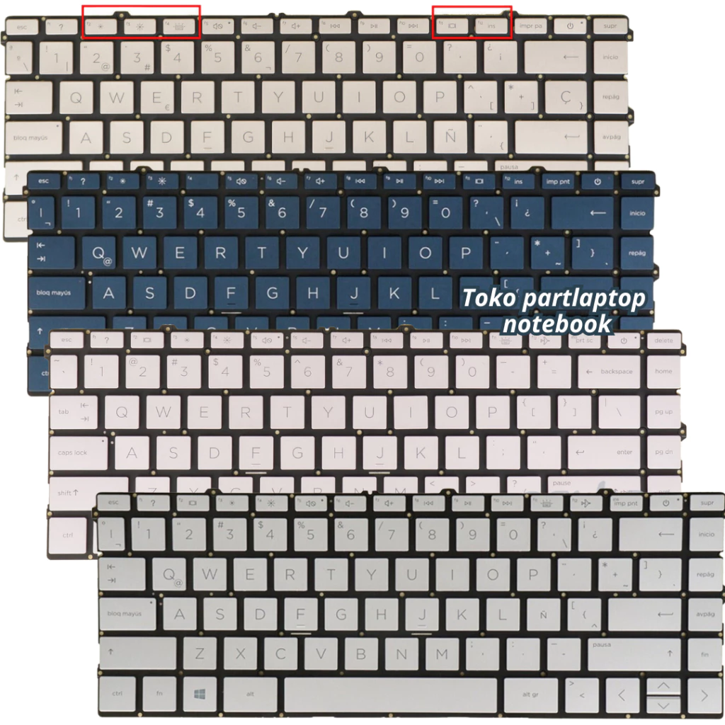 คีย์บอร์ด HP 14-em0033AU / 14-em0032au / 14-em0222AU / 14-em0019AU