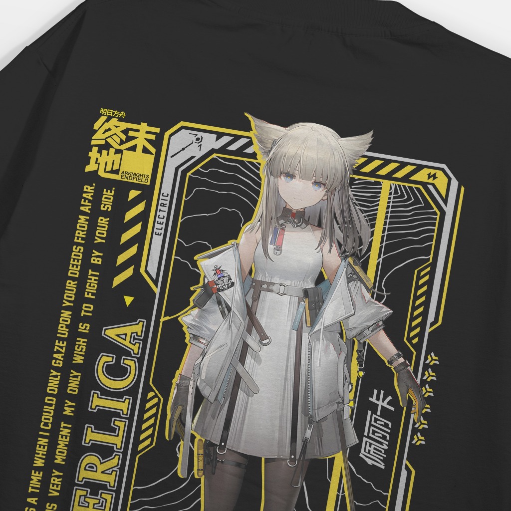 Heavyweight Perlica Arknights: Endfield Tshirt 230 GSM - Perlica Arknights Endfield Cotton 20s เสื้อ
