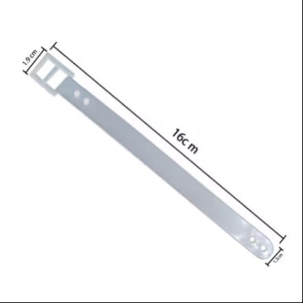 TRANSPARENT ELASTIC NAME TAG STRAP / NAME TAG STRAP / NAME TAG STRAP