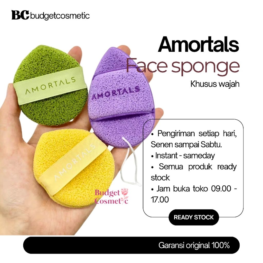 [PASTI ORI] ฟองน้ําล้างหน้า Amortals