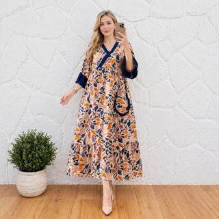 M&R - Daster Madam Motif Batik Rayon Grade A Busui Jumbo