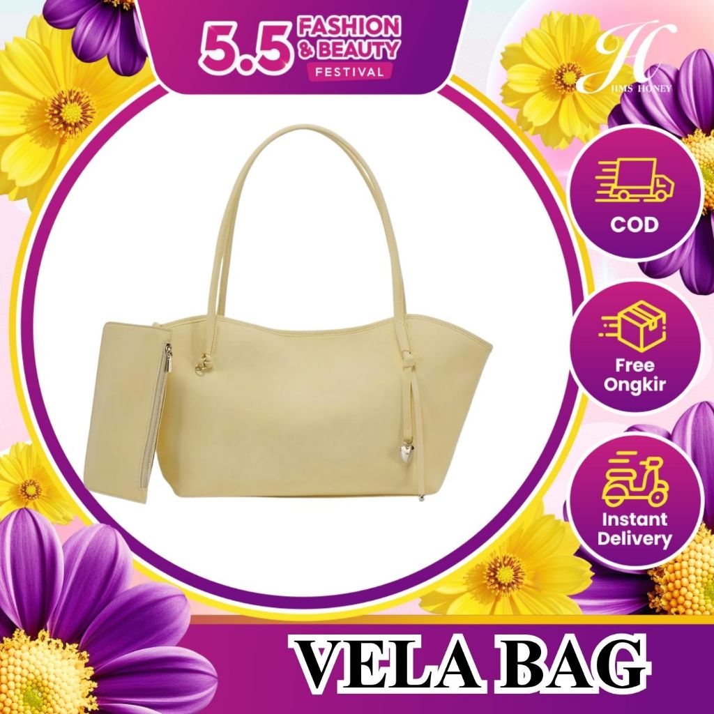 JIMS HONEY OFFICIAL VELA BAG กระเป๋าผู้หญิง Slingbag Girls JIMS HONEY กระเป๋าหนังหรูหราอินเทรนด์
