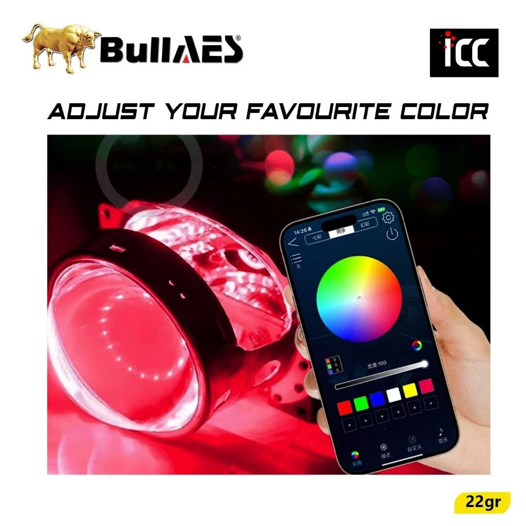 DEVIL Eye RGB 360 ยืดหยุ่น WS2815 5050 25 CM 30 LED