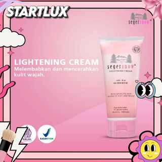 Seger Snow Lightening Cream Halal BPOM 60gr Krim Wajah Soft and Bright Mencerahkan Wajah