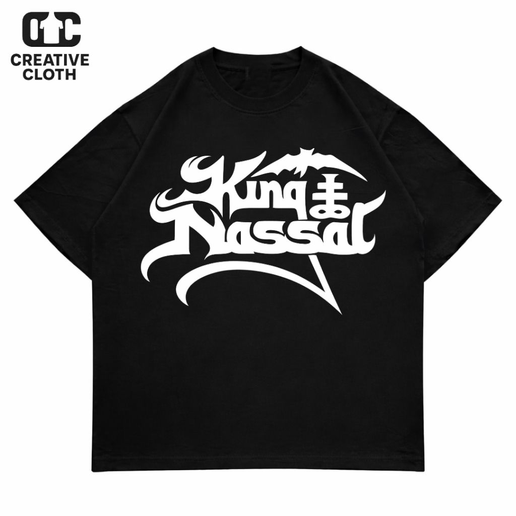 เสื้อยืด OVERSIZE KING NASSAR FONT Y2K | เสื้อยืด OVERSIZE BLACK STYLE Y2K VINTAGE BOOTLEG | วงดนตรี
