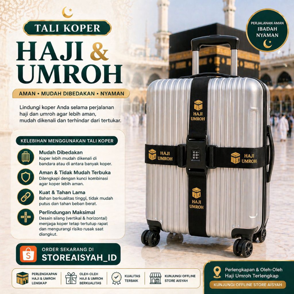 สายรัดกระเป๋าเดินทาง Hajj และ umrah สําหรับ Hajj และ umrah ทํากระเป๋าเดินทางที่ปลอดภัย