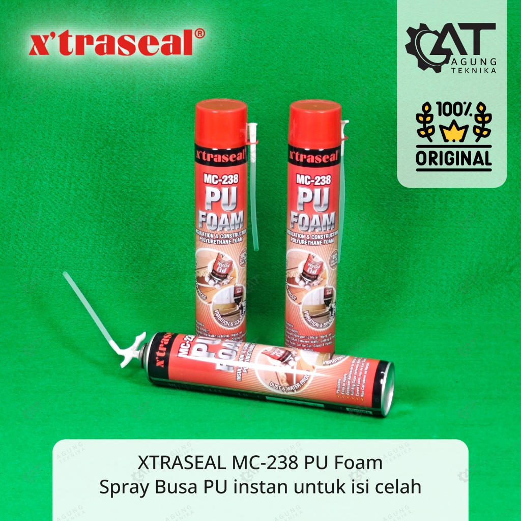 Xtraseal PU Foam - Polyurethane (PU) Foam Spray สําหรับฉนวนกันความร้อนและฝาครอบช่องว่าง