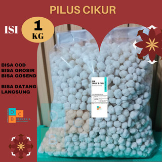 Pilus Cikur Sari rasa kiloan 1kg Pilus Kencur Renyah pilus suki - toping seblak - baso Aci - bakso cuanki
