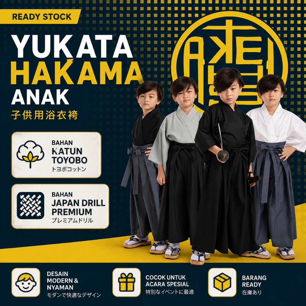 Takeshi store YUKATA KIMONO FOR MEN READY คอสเพลย์ญี่ปุ่น