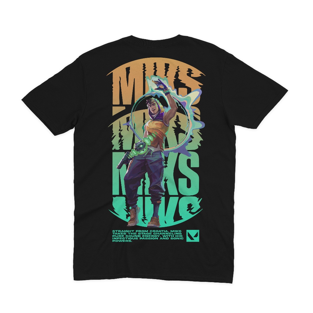 เสื้อยืดพรีเมี่ยม MIKS VALORANT