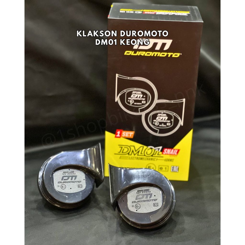 Duromoto DM 01 แตรรถจักรยานยนต์รถยนต์หอยทาก