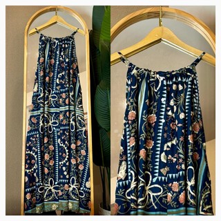 LILY LONG DRESS  Wanita X MIMI INTAN CANTIK JELITA Baju  Gaun Rayon Lembut Nyaman Panjang Busui