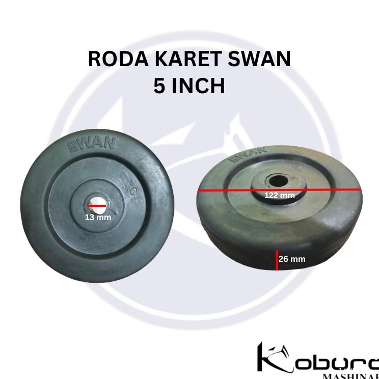 ล้อยาง SWAN ดั้งเดิม 5"