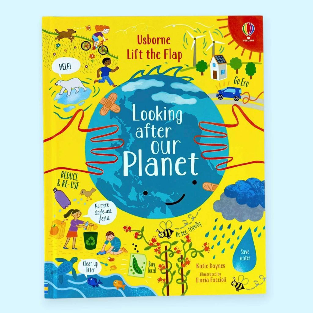Usborne Lift-the-Flap มองหลังจากของเรา Planet