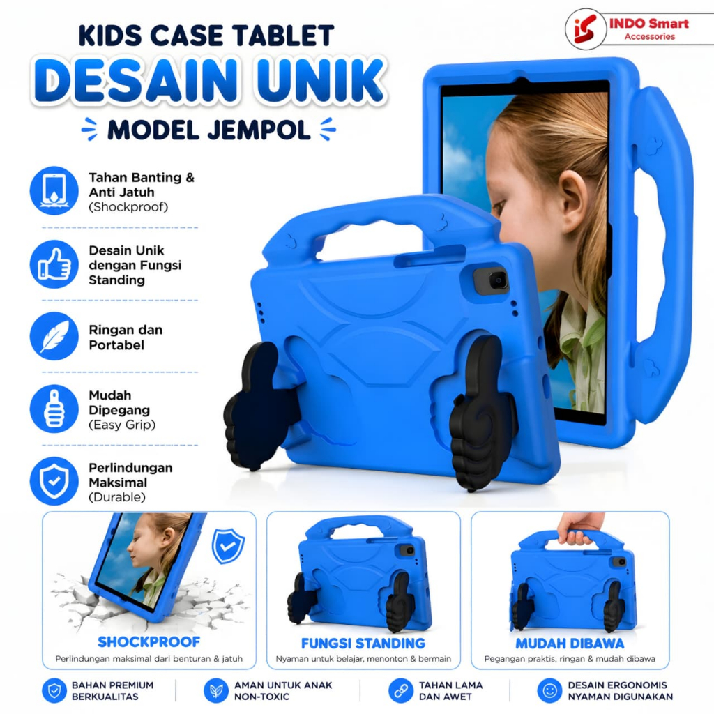 Xiaomi Redmi Pad SE 8.7 | Redmi Pad SE 8.7 | Thumb Standing Case Thumb Casing สําหรับเด็ก