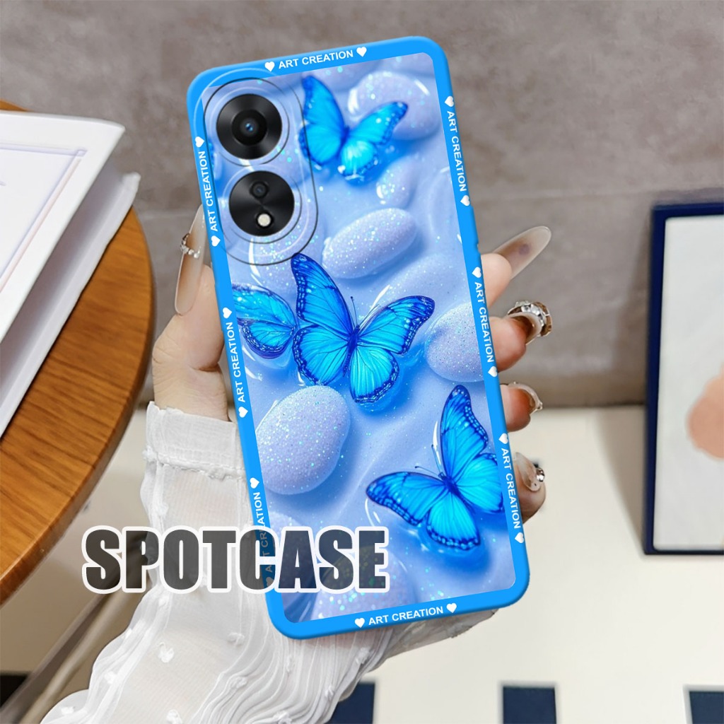 Oppo A78 4G A78 5G A98 5Gแฟชั่นกรณีSoftcase Macaronป้องกันกล้องKesing HpปลอกHp Protector Hp