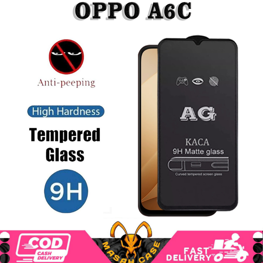 TEMPERED GLASS AG MATTE OPPO A6C SCREEN PROTECTOR TEMPERED GLASS