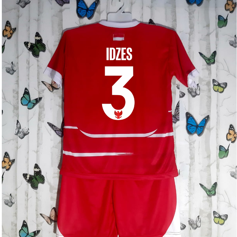 เสื้อแข่ง jay idzes ทีมชาติ | ชุดเจอร์ซีย์ Jay idzes | ชุดฟุตบอลเด็กทีมชาติอินโดนีเซีย Marten Paes P