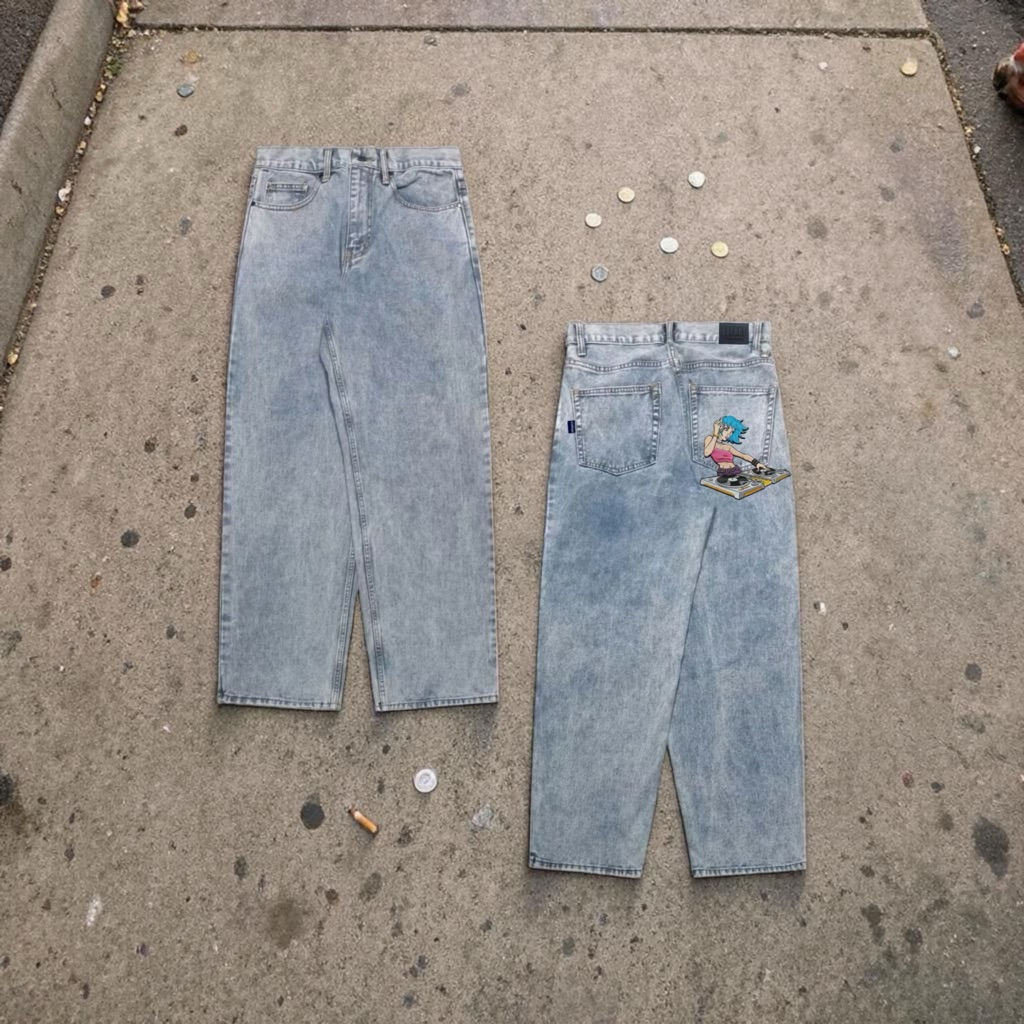 [PRE - ORDER 2 WEEKS+]DENIM PANTS 88FAMS - ANGEL DRIP