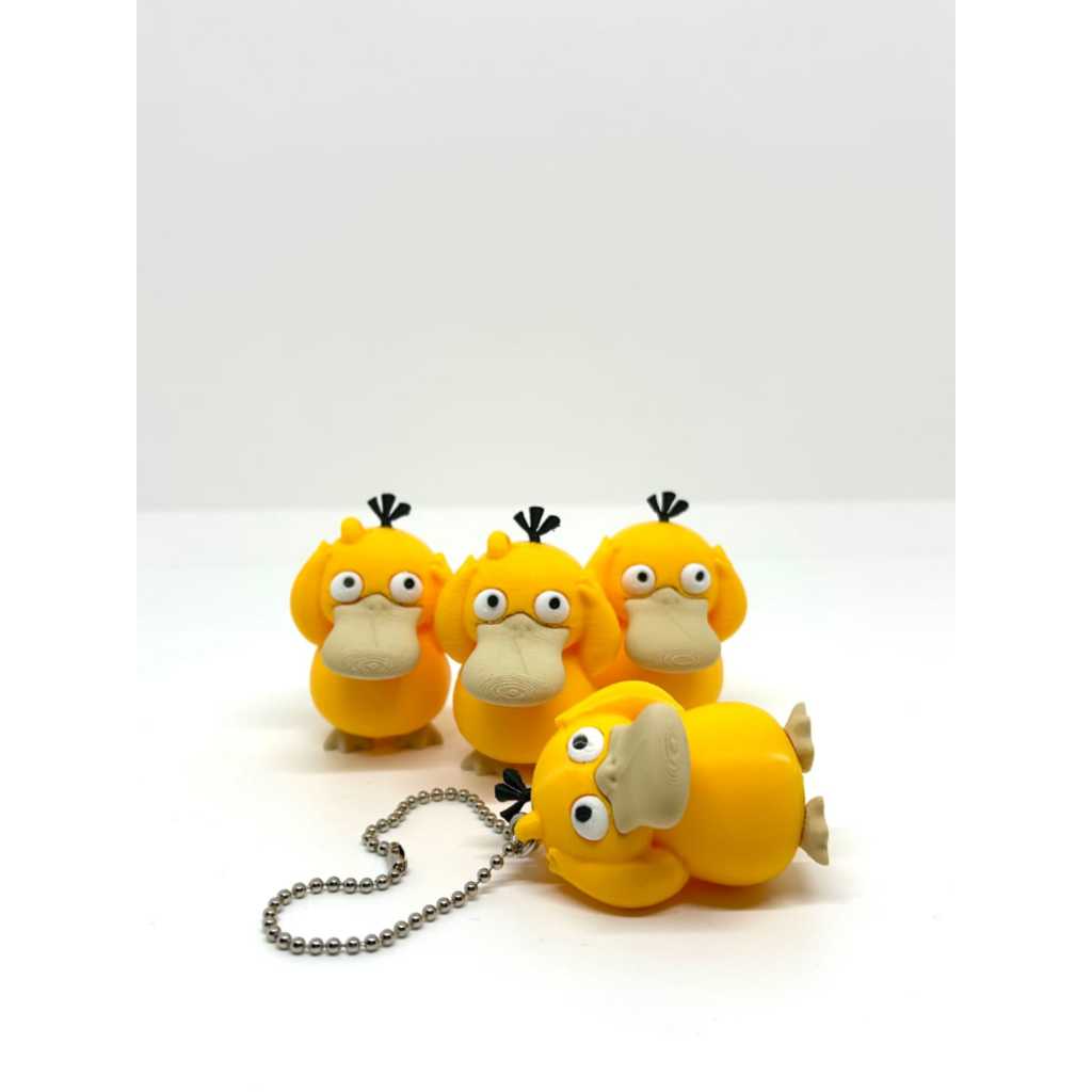 GANTUNGAN Mini Psyduck พวงกุญแจเป็ด 3 มิติ