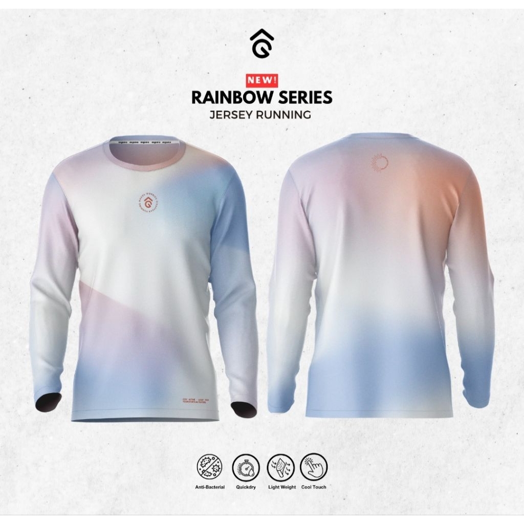 เสื้อวิ่ง อังสะนา น้ําหนักเบาพิเศษ ป้องกัน UV Long Series