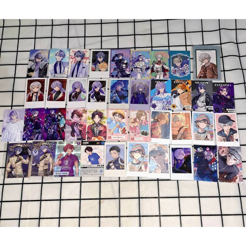 [ UPD MAY 26 ] การ์ด Cheki BEAT PC Vtuber Nijisanji ตับต่างๆ JP EN Kuzuha Kanae Chronoir ROFMAO DYTI