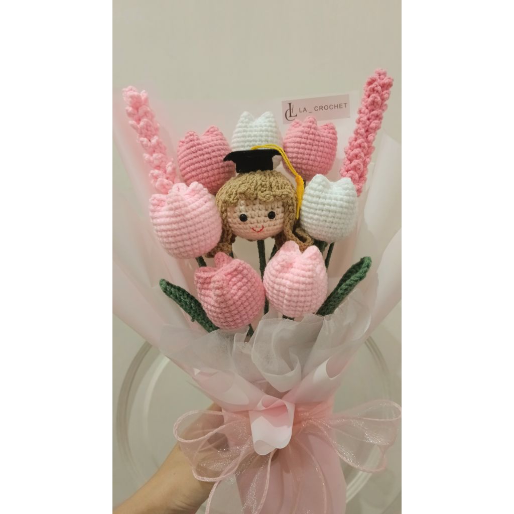 KNITTED GRADUATION BOUQUET / GRADUATION BOUQUET / GRADUATION BOUQUET