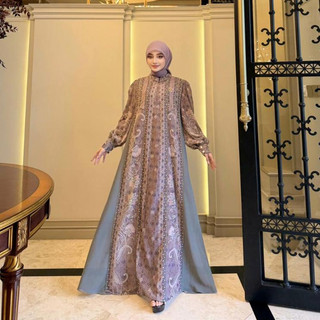 Shella Saukia Dress Print Flower 43-0030 & 43-0026
