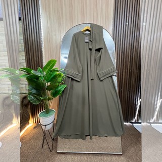 Sabrina Anti UV Abaya Raudah Set Pasban Cutting Batwing by Al Hasbi