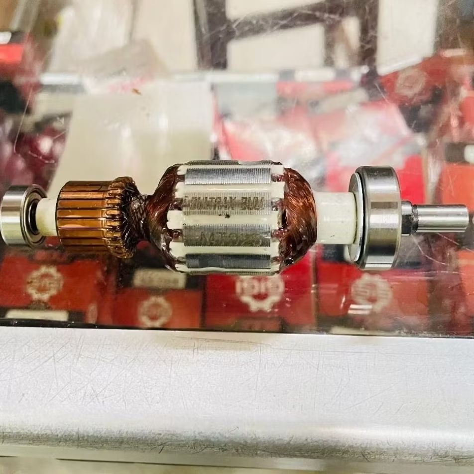 MESIN BULL ARMATURE สําหรับ MAKITA M9200B DYNAMO โรเตอร์แขนสําหรับ MAKITA M 9200 B SQUARE ทรายเครื่อ