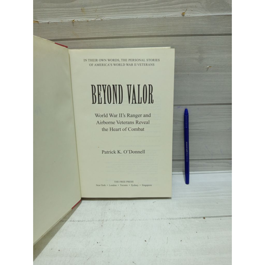 BEYOND VALOR BY Patrick K. โอเดนล