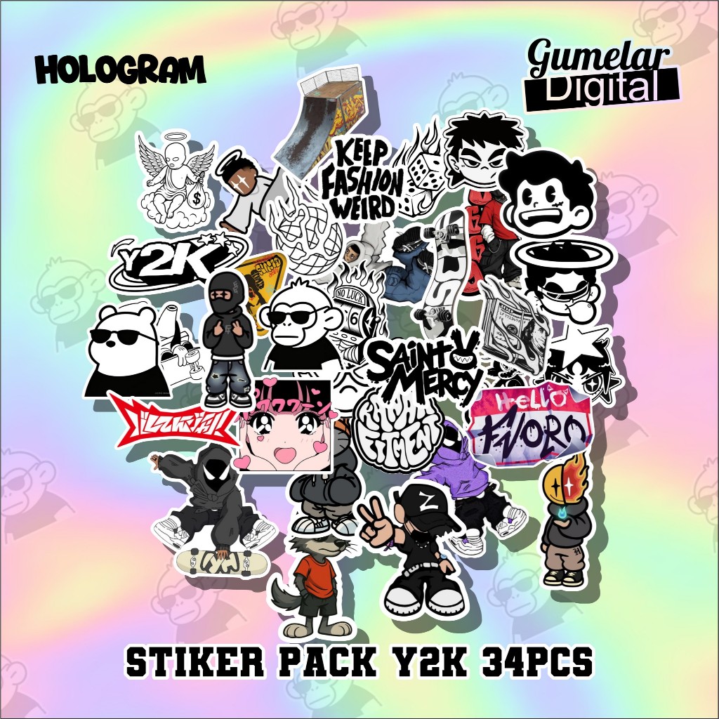 STICKER PACK STICKER PACK CALE STICKER PACK ใหม่ล่าสุด NIH CALLER ขนาด 8-9CM