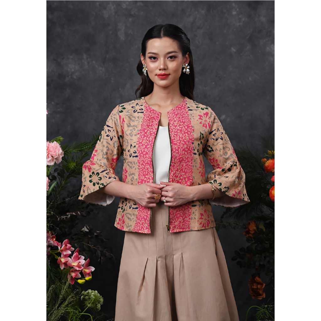 NONA RARA - Vincire Dobi T5647 ชุดทํางานเสื้อเบลาส์บาติกสตรีทันสมัย