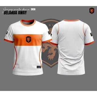 Kaos Jersey Bola Dryfit Negara CK Motif Printing Baju Olahraga Sepakbola Futsal