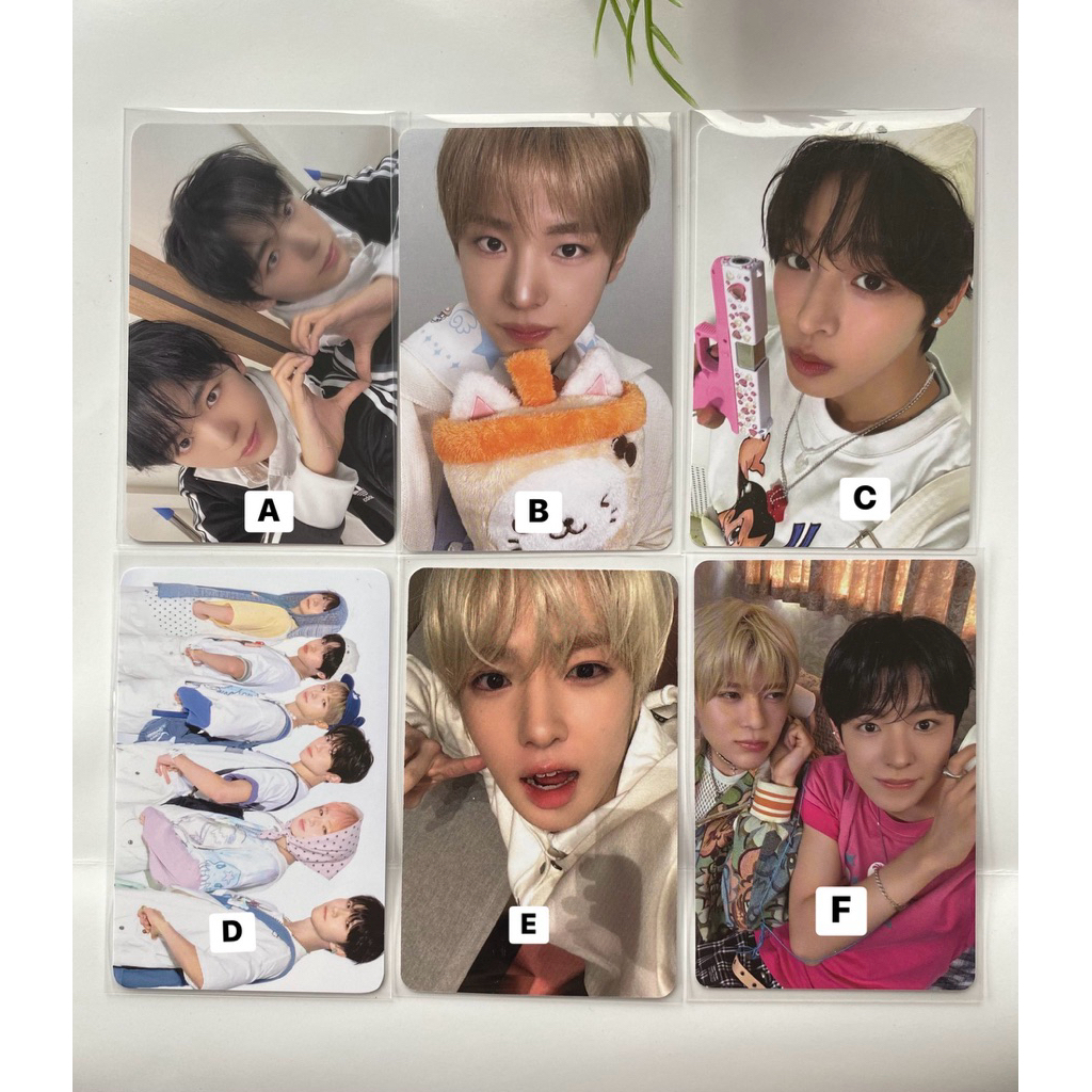 Photocard อย่างเป็นทางการ Yushi Sakuya Riku Group Yushi Sion NCT Wish