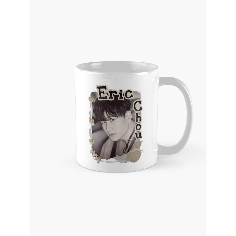 Eric Chou นักแสดงจีนละครสมุดความบันเทิงจีน Collage Cozy Y2K แก้วกาแฟดีไซน์วินเทจ