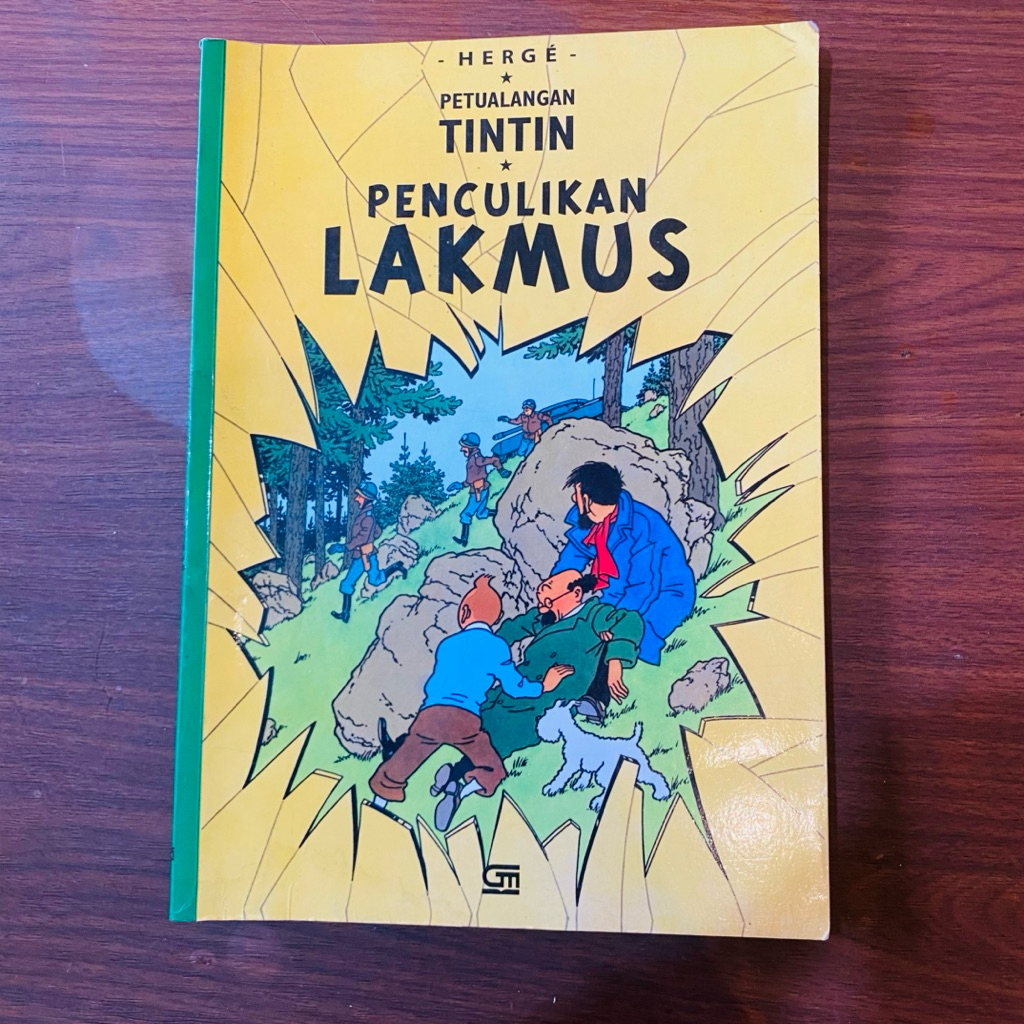 TINTIN ADVENTURE - LAKMUS - HERGE