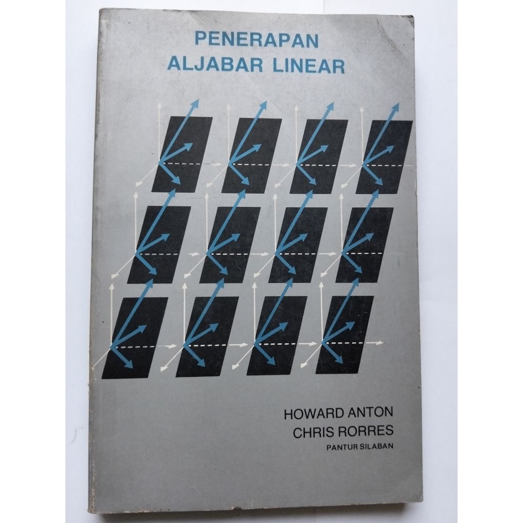 หนังสือการประยุกต์ใช้ Linear Aljabar โดย Howard Anton