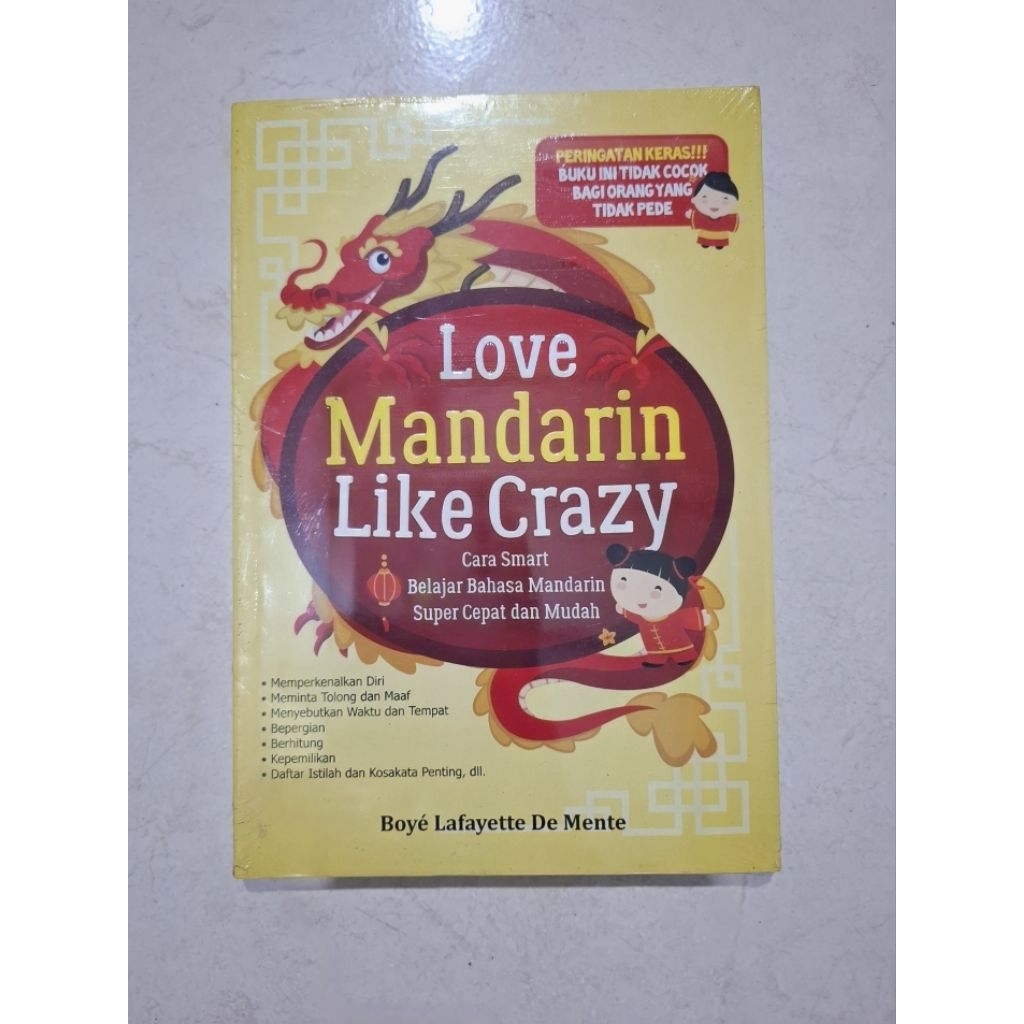 หนังสือ LANGUAGE LEARNING / LOVE MANDARIN LIKE CRAZY T BOYE LAFAYETTE