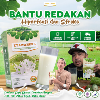 Etawaherb Susu Etawa dengan Daun Kelor Bantu atasi Gejala Stroke