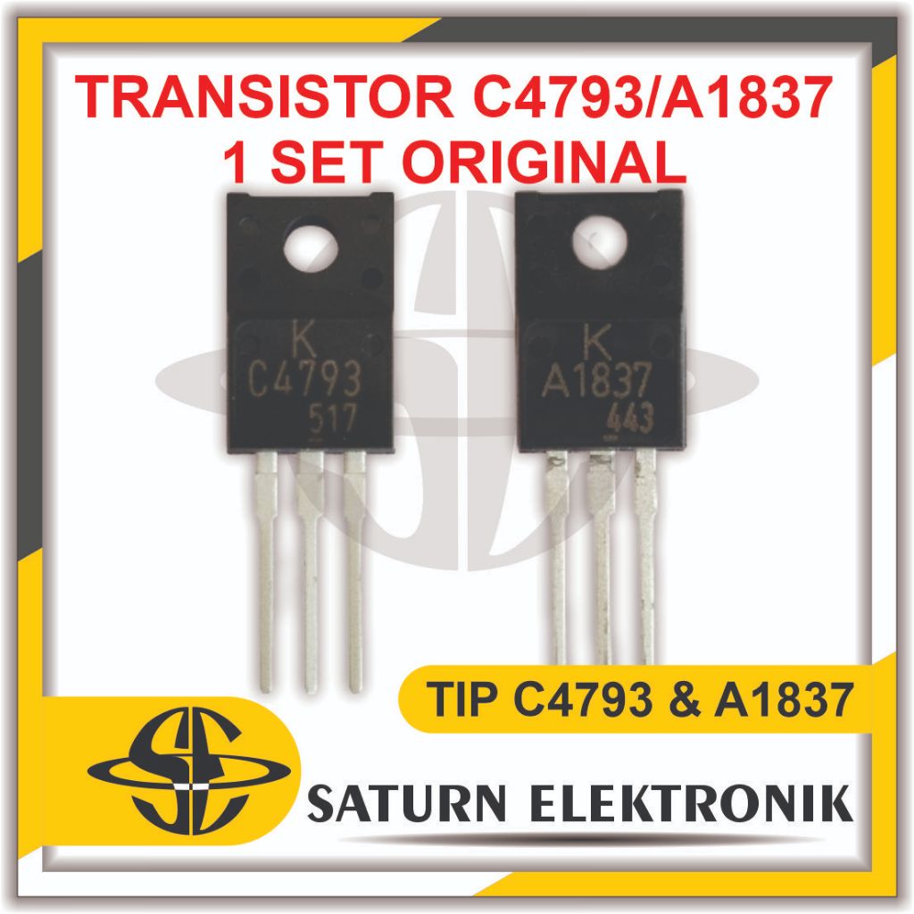 ทรานซิสเตอร์ C4793/A1837 TIP C4793/A1837 1 ชุดต้นฉบับ