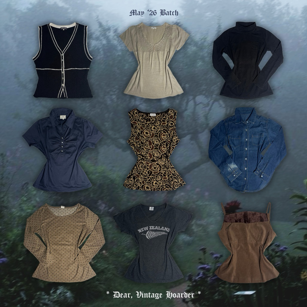 PREL*VED TOP | ทไวไลท์คอร์! / Dark Academia / Retro / Goth / Grunge