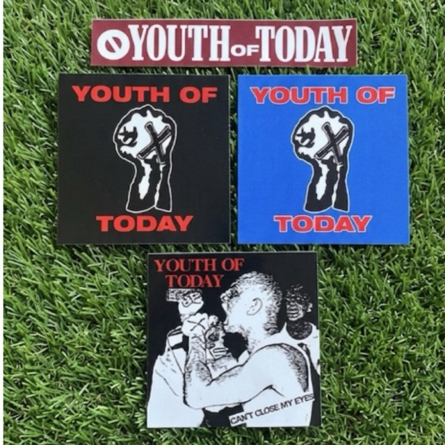 Youth Of Today Hardcore Punk Straight Edge Sticker pack