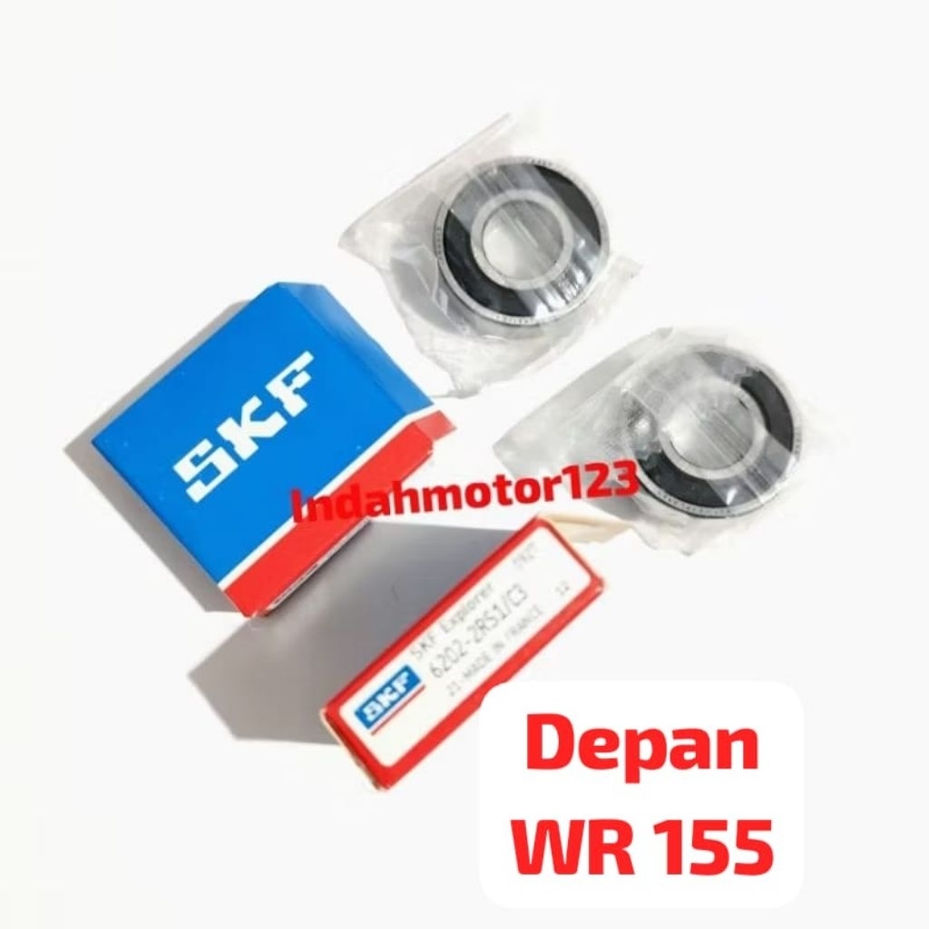 ล้อหน้าแบริ่ง WR 155 SKF (1 ชุด)