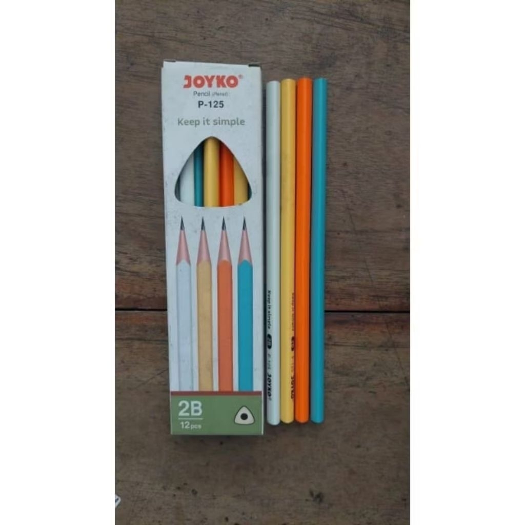 [ DOZEN ] JOYKO P-125 2B PENCIL / NATIONAL EXAM PENCIL / HOTEL PENCIL / OFFICE PENCIL