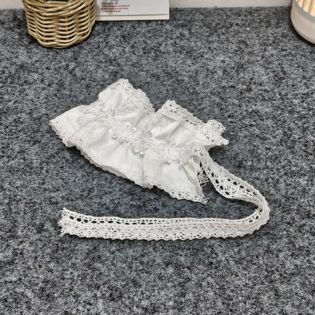 ลูกไม้ BANDANA TIE BANDANA LACE STRAP BANDANA
